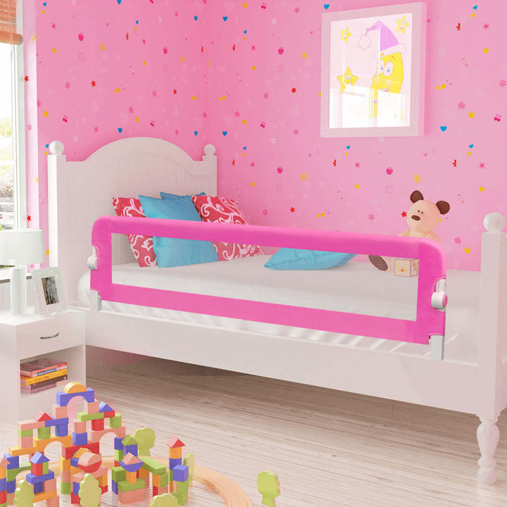 sengegelænder til barneseng 150 x 42 cm pink