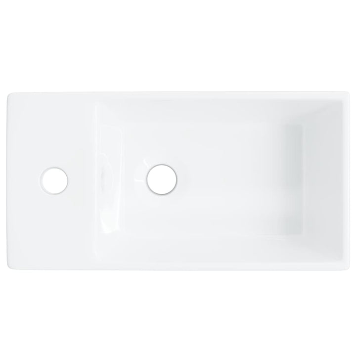 håndvask hvid 48x25x15 cm keramik