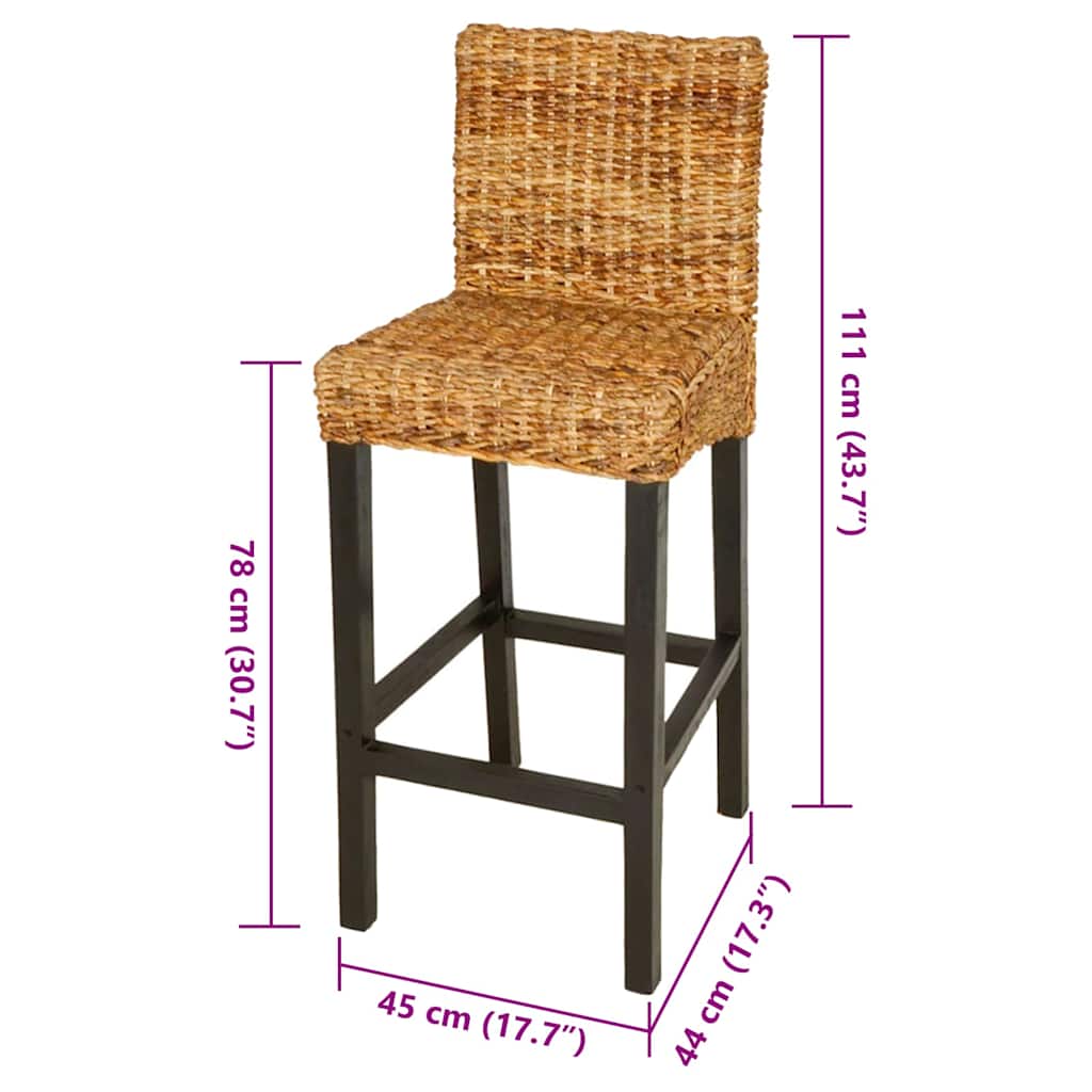 barstole 2 stk. abaca