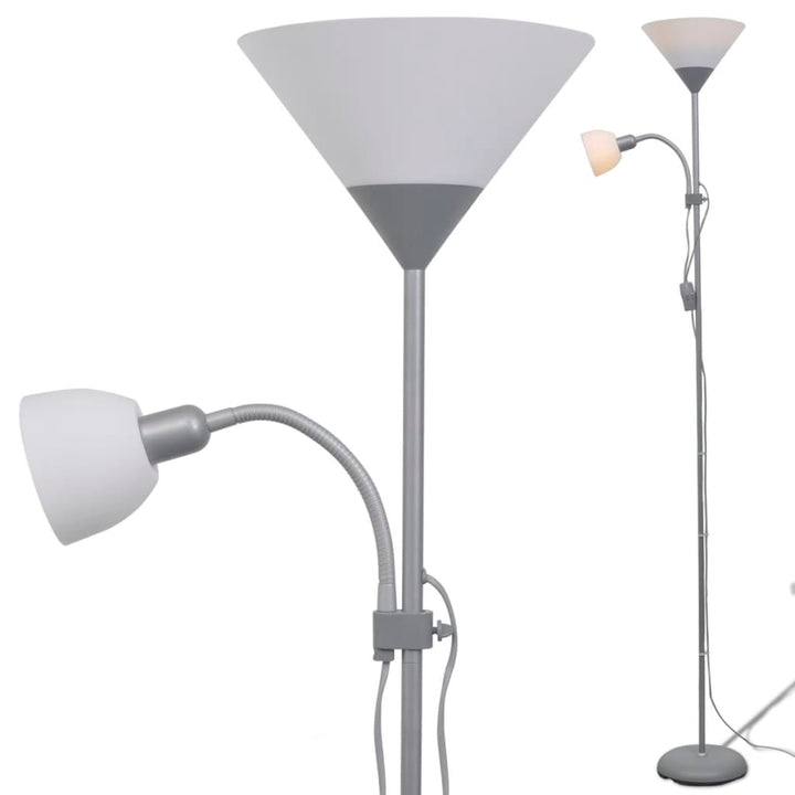 gulvlampe grå