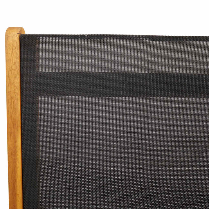 havestole 2 stk. foldbare massivt akacietræ og textilene