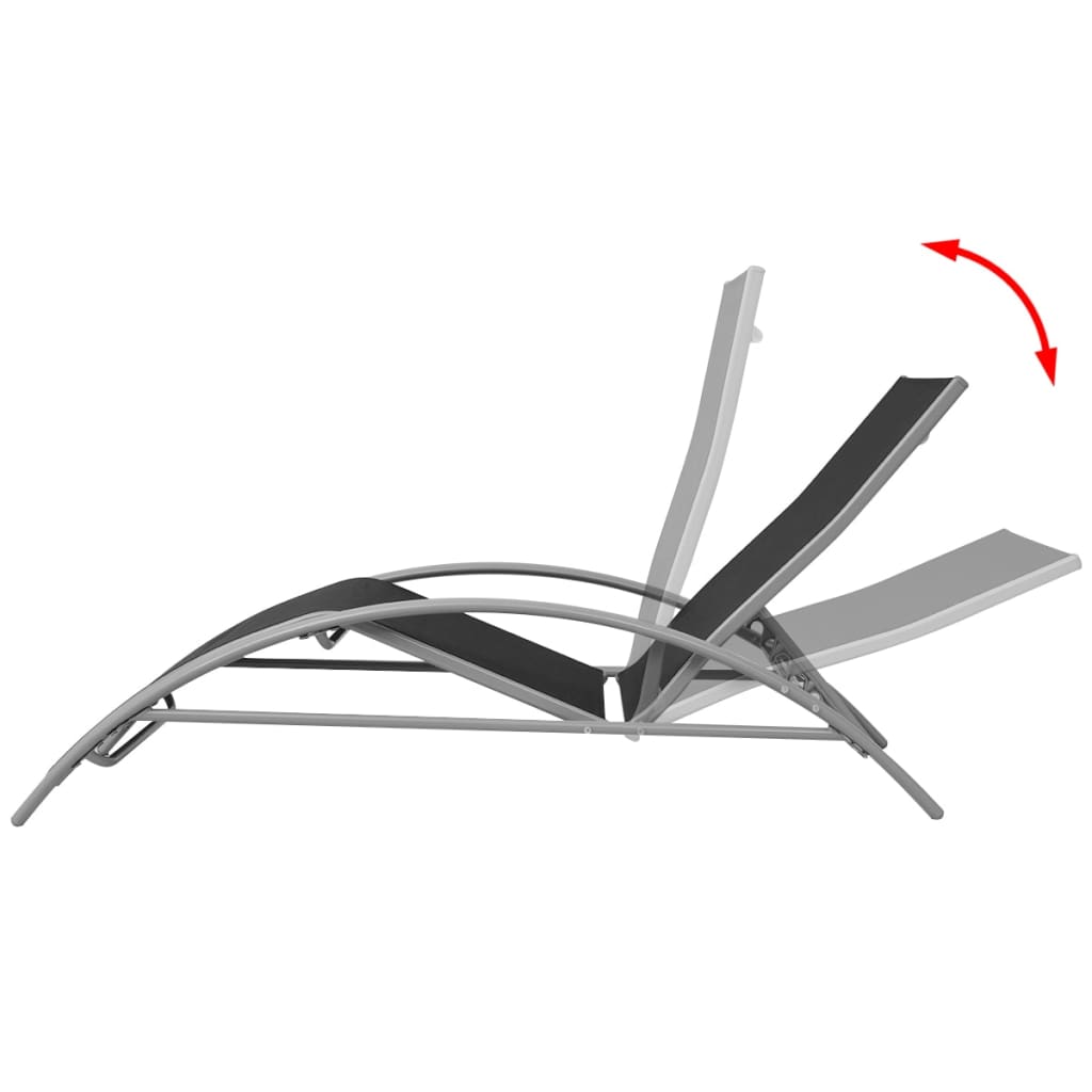 liggestol aluminium sor