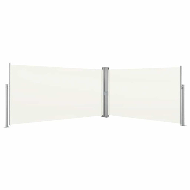 sammenrullelig læskærm 160 x 600 cm cremefarvet