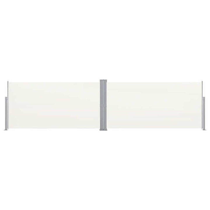 sammenrullelig læskærm 160 x 600 cm cremefarvet