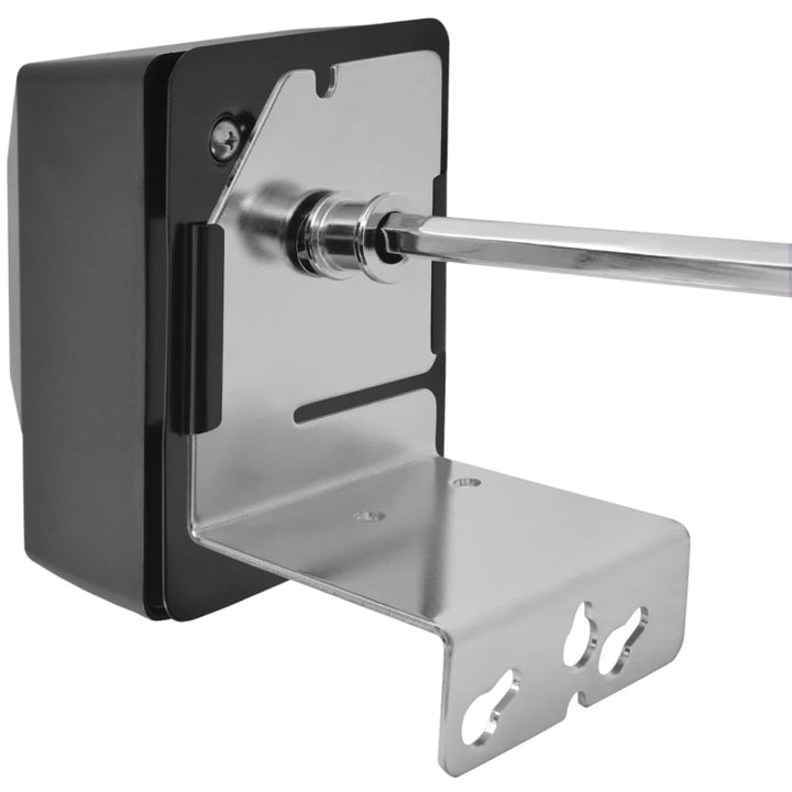 BBQ-rotisserispyd med motor stål 1.000 mm