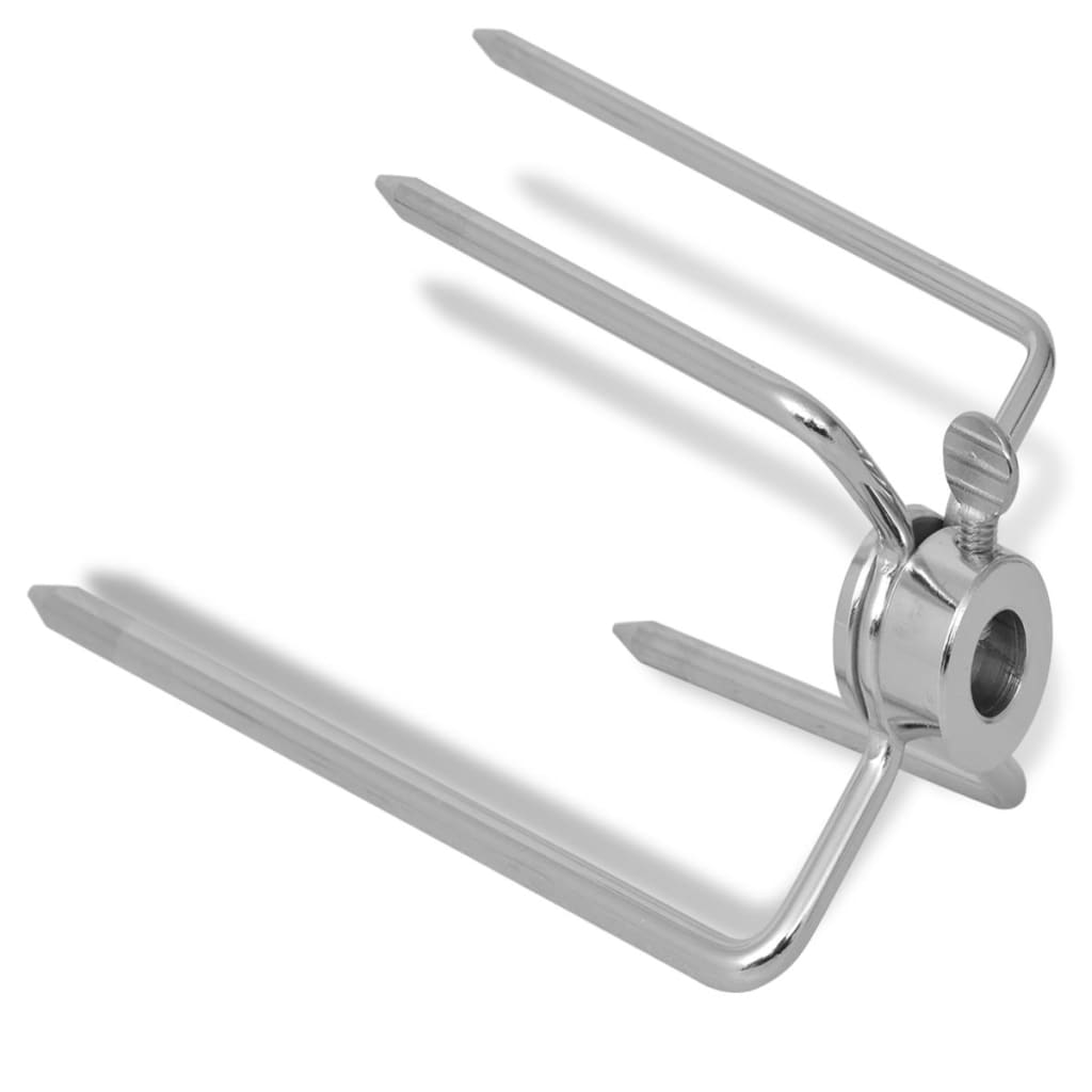 grill rotisseri spydgafler 2 stk stål