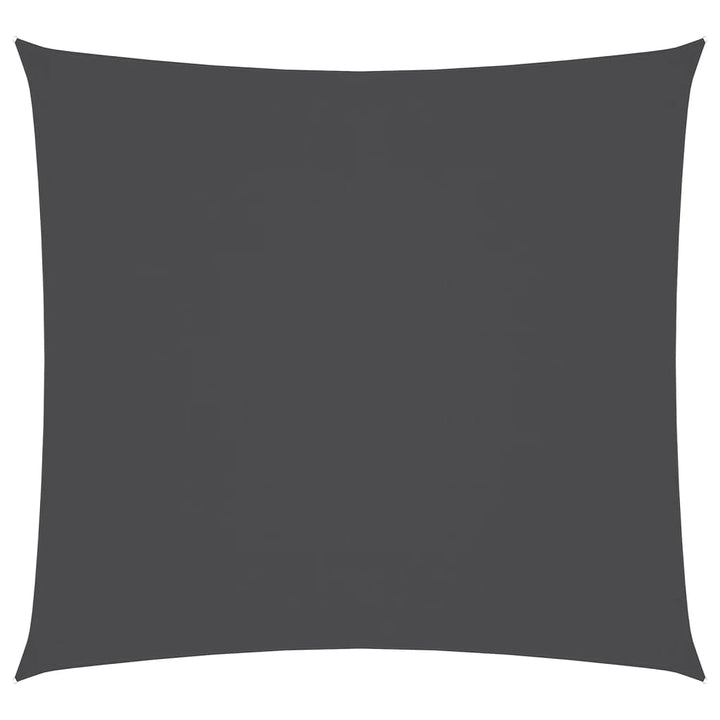 42302 vidaXL Sunshade Sail Oxford Fabric Square 3,6x3,6 m Anthracite