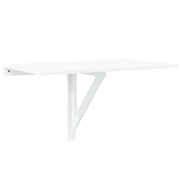 foldbart vægbord 100x60 cm hvid