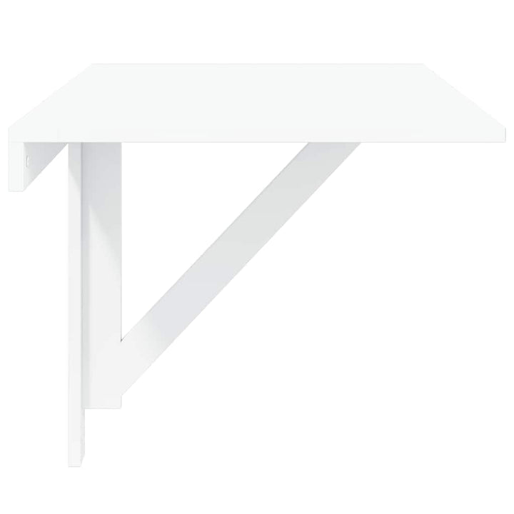foldbart vægbord 100x60 cm hvid