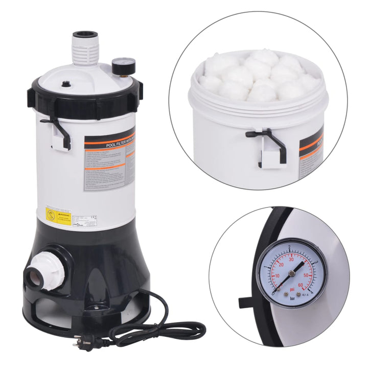 filterpumpe til pools 185 W 4,4 m³/t