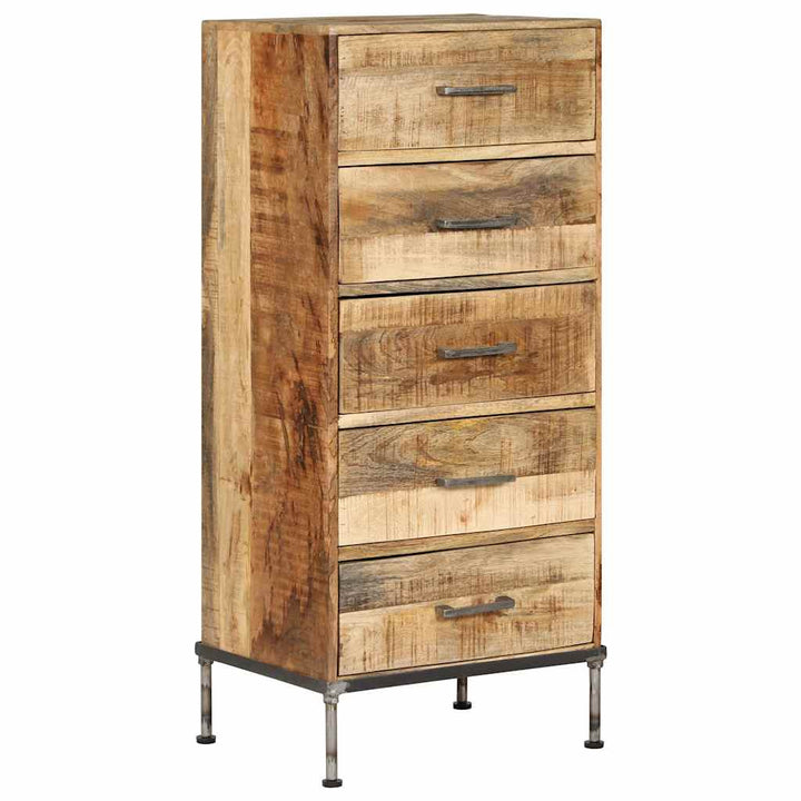 kommode massivt mangotræ 45 x 35 x 106 cm