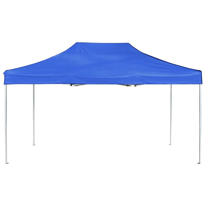 foldbart festtelt aluminium 4,5 x 3 m blå