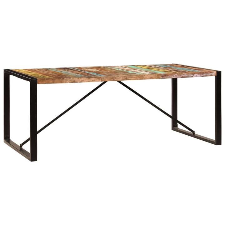 spisebord 200x100x75 cm massivt genbrugstræ