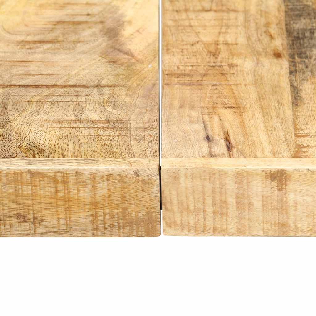 spisebord 160x80x75 cm massivt mangotræ