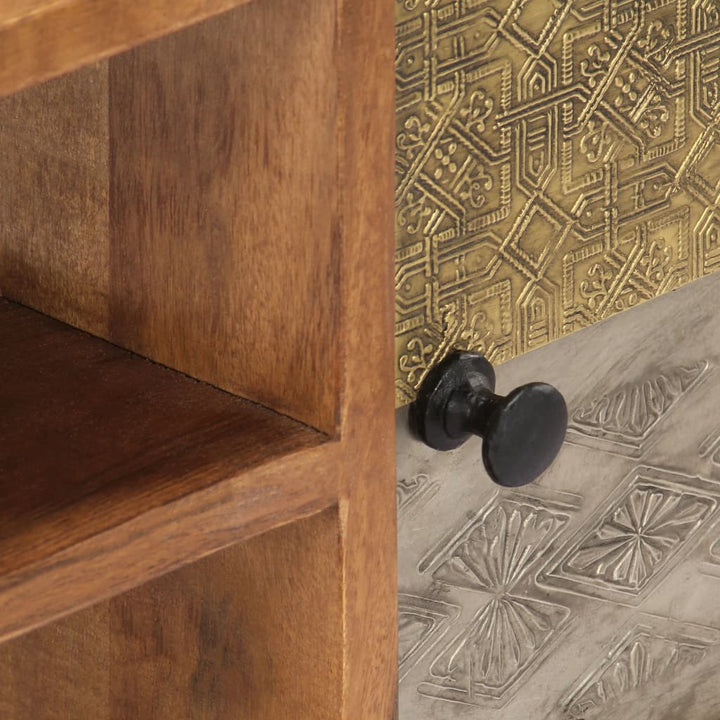 tv-skab 140x30x40 cm massivt akacietræ