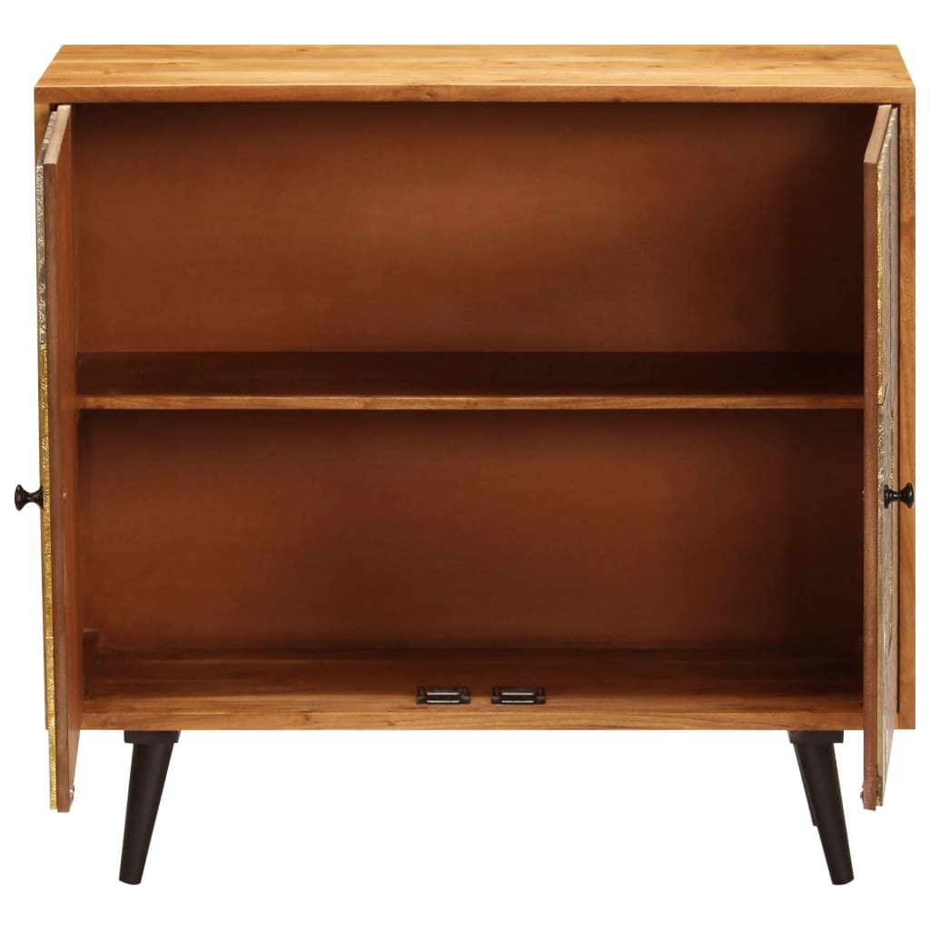 skænk 80x30x75 cm massivt akacietræ