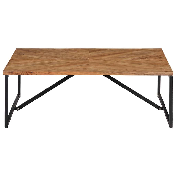 sofabord 110 x 110 x 36 cm massivt akacietræ