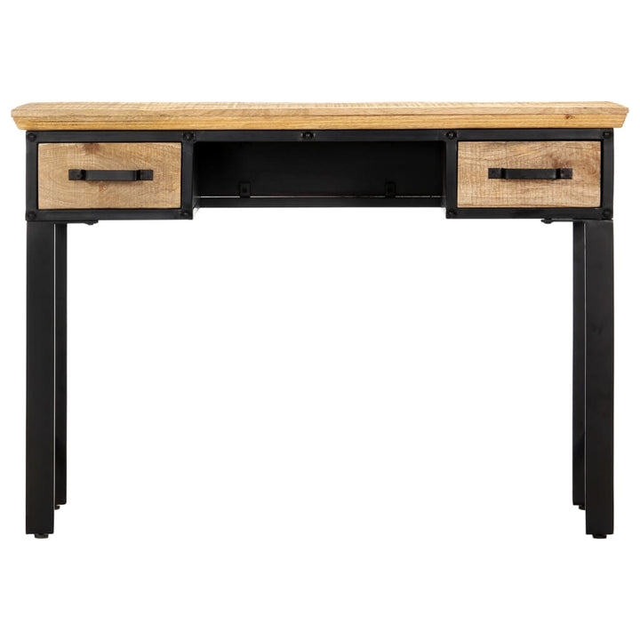 skrivebord 110x50x76 cm massivt mangotræ
