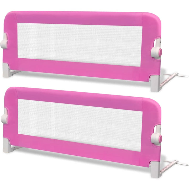 sengehest til børn 2 stk. 102 x 42 cm pink