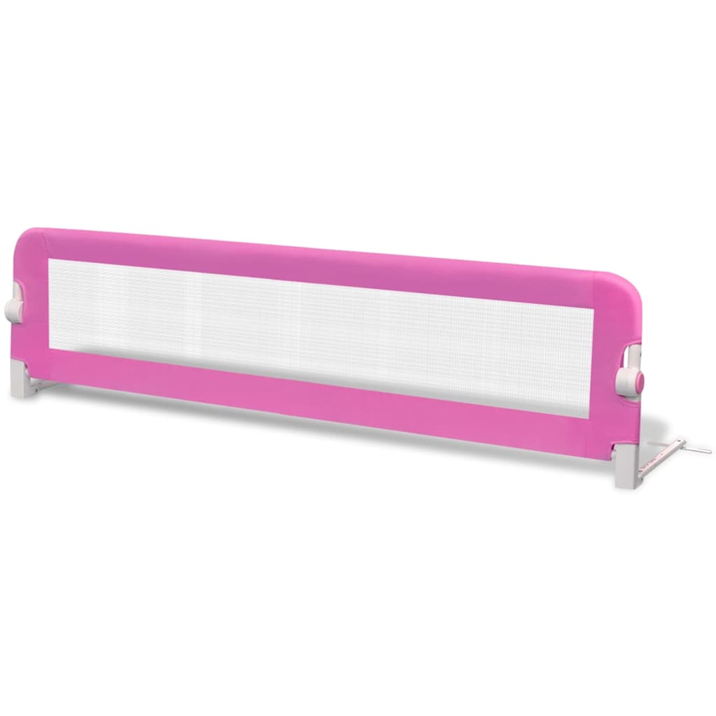 sengehest til børn 2 stk. 150 x 42 cm pink