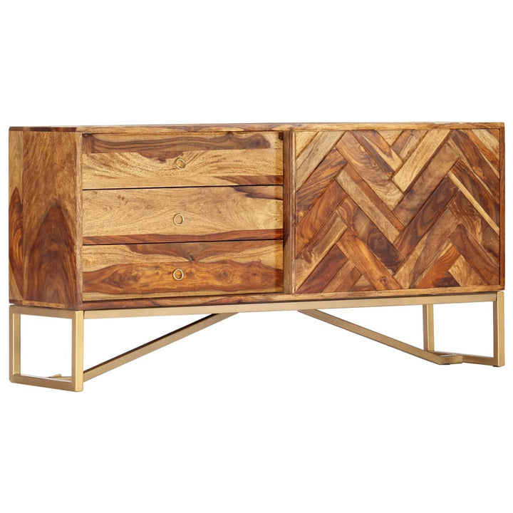 skænk 118 x 30 x 60 cm massivt akacietræ