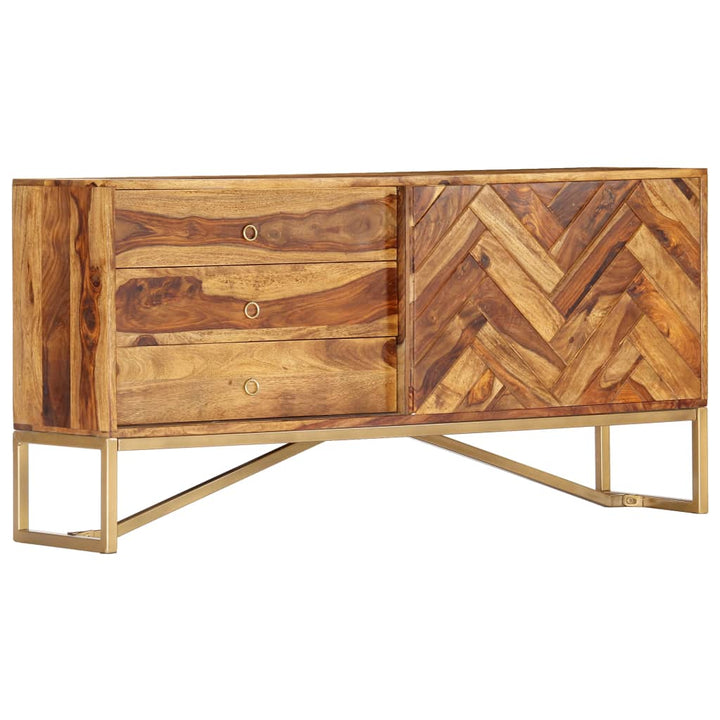skænk 118 x 30 x 60 cm massivt akacietræ
