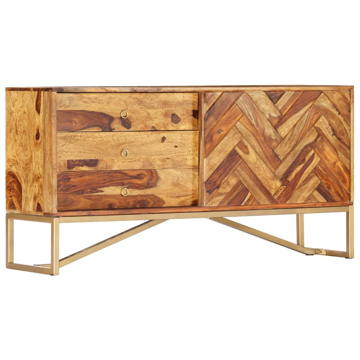 skænk 118 x 30 x 60 cm massivt akacietræ