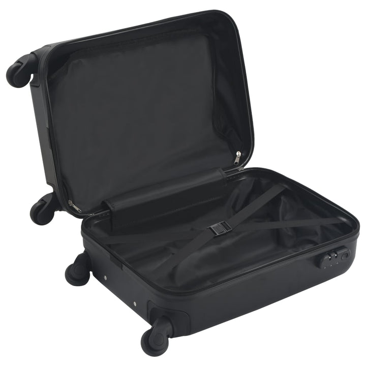 hardcase-kuffert ABS sort