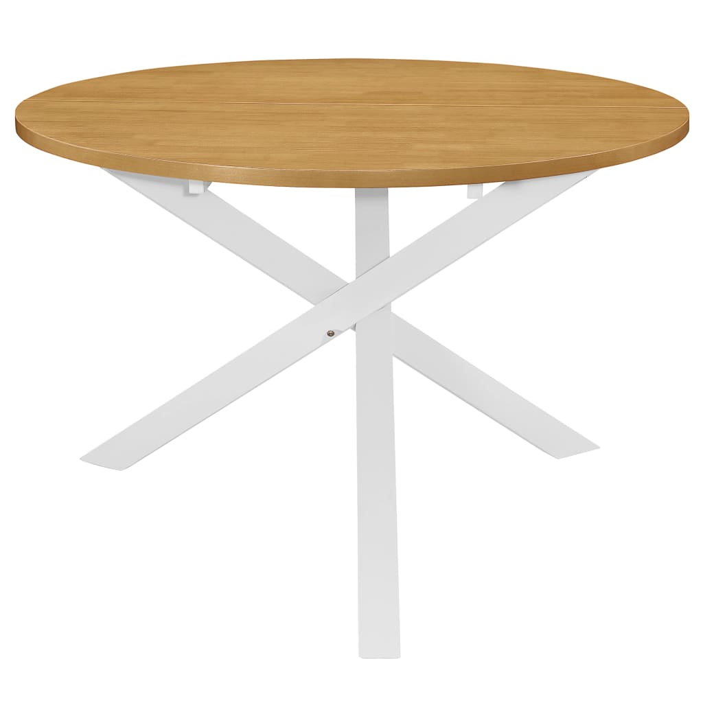 spisebord 120 x 75 cm MDF hvid