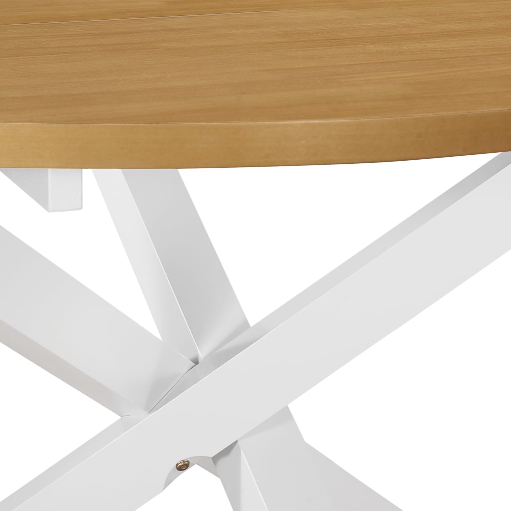 spisebord 120 x 75 cm MDF hvid