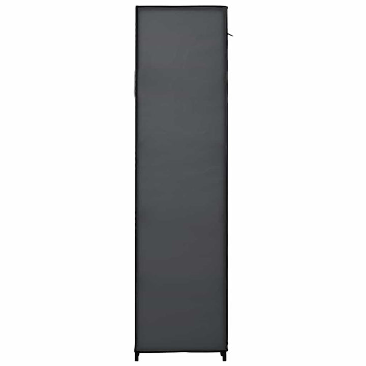 foldbare klædeskabe 2 stk. 110 x 45 x 175 cm stof grå