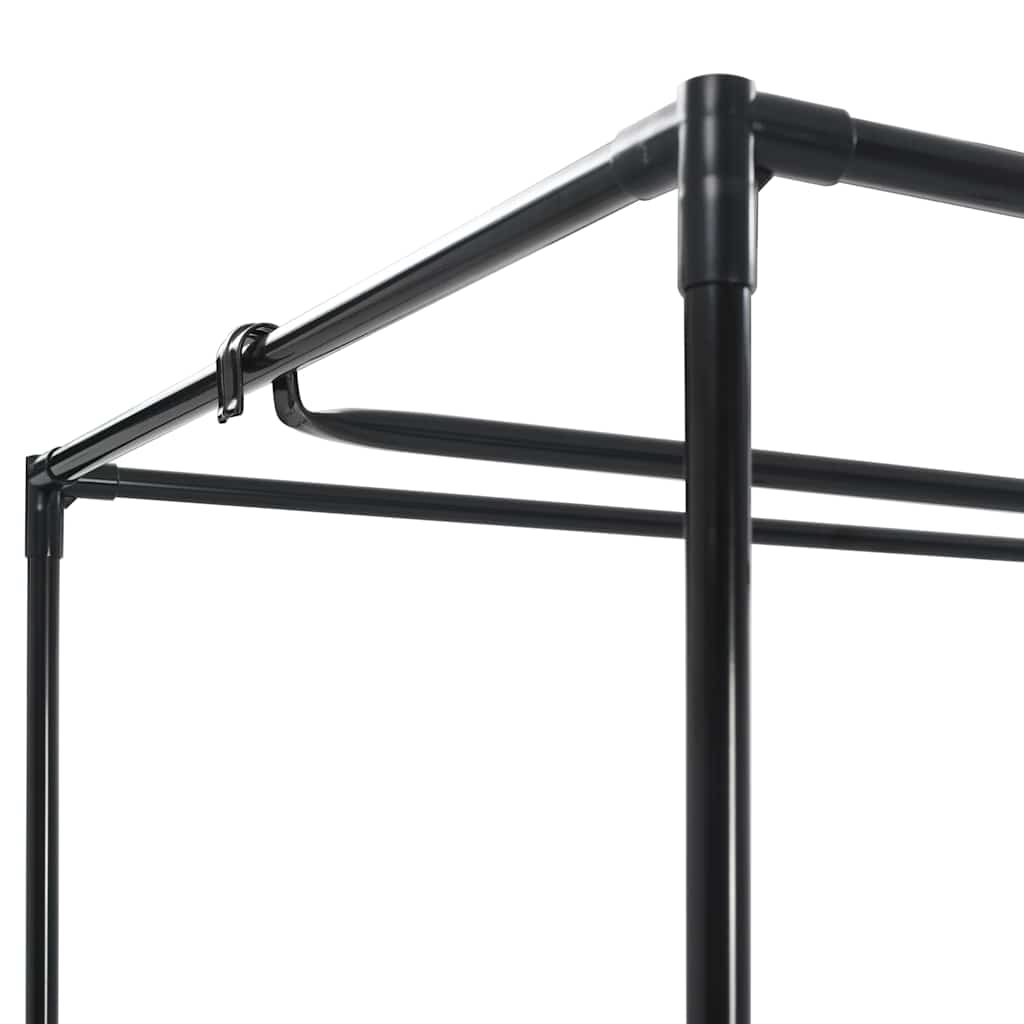 klædeskab 75x50x160 cm cremefarvet