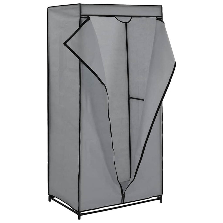 klædeskab 75 x 50 x 160 cm grå