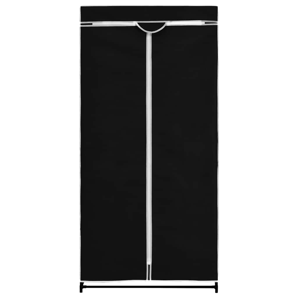 klædeskab 2 stk. 75 x 50 x 160 cm sort