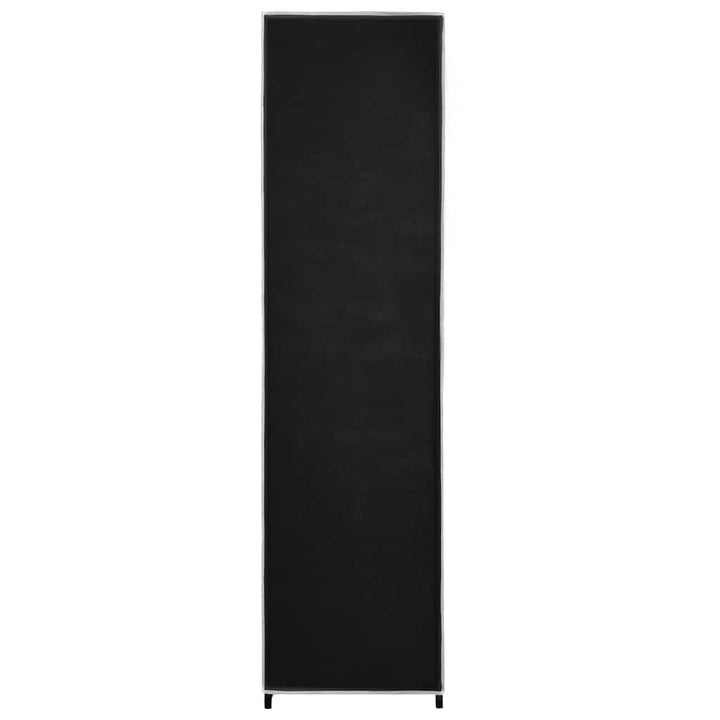 klædeskab med 4 rum 175 x 45 x 170 cm sort
