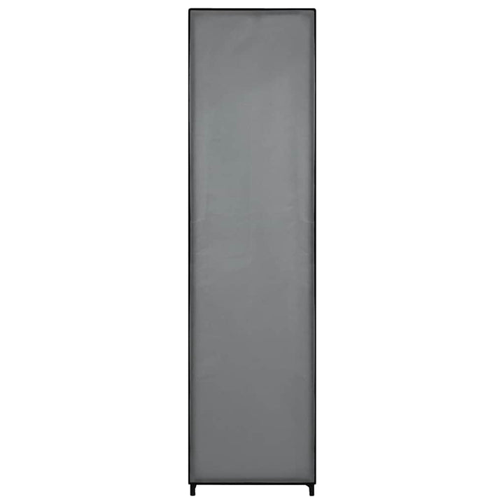 klædeskab med 4 rum 175 x 45 x 170 cm grå