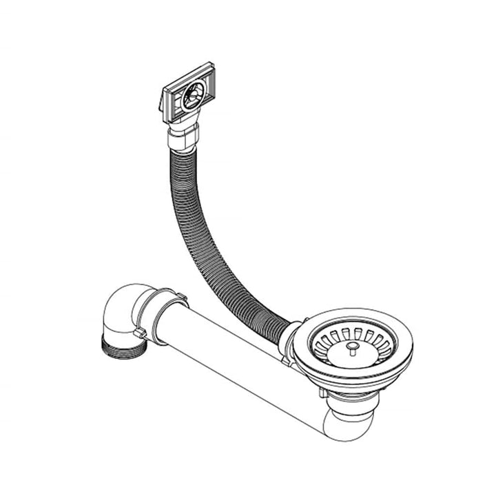 køkkenvask granit enkelt vask rund hvid