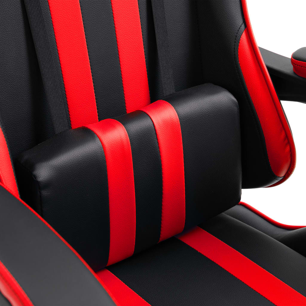gamingstol kunstlæder rød