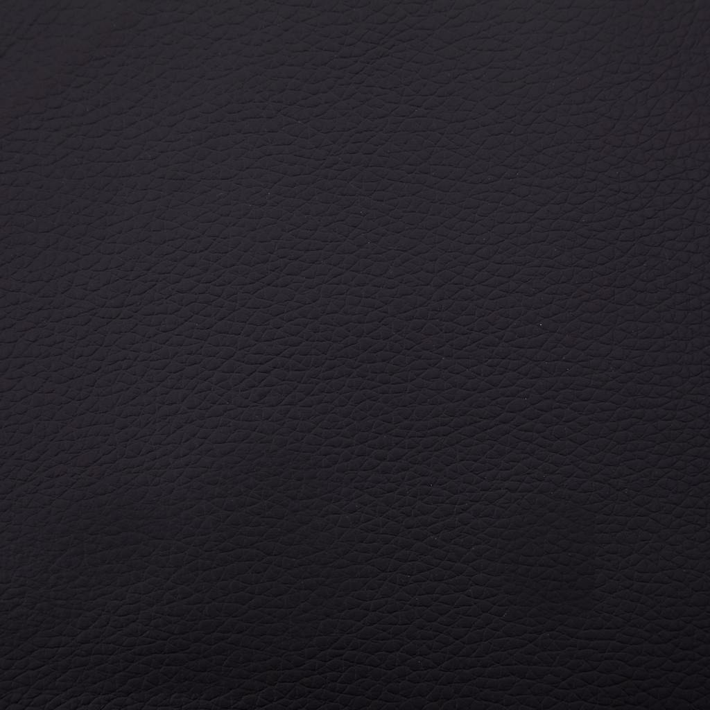 chaiselong med massagefunktion og pude kunstlæder sort