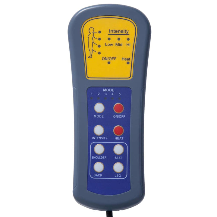 massagechaiselong imiteret ruskind grå