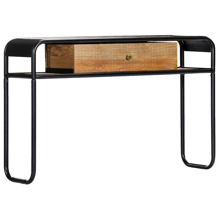 konsolbord 118 x 30 x 75 cm massivt mangotræ