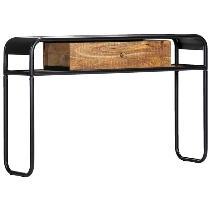 konsolbord 118 x 30 x 75 cm massivt mangotræ