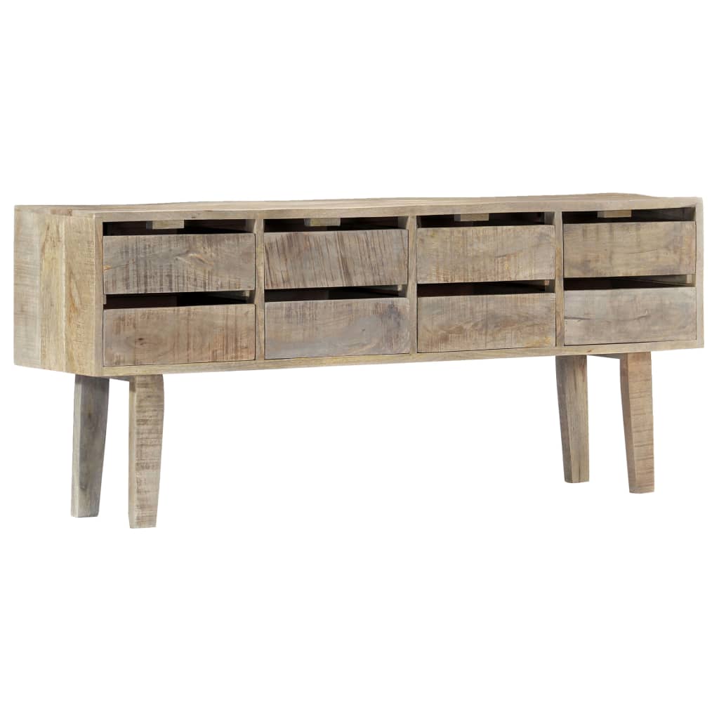 skænk 140 x 30 x 60 cm massivt mangotræ