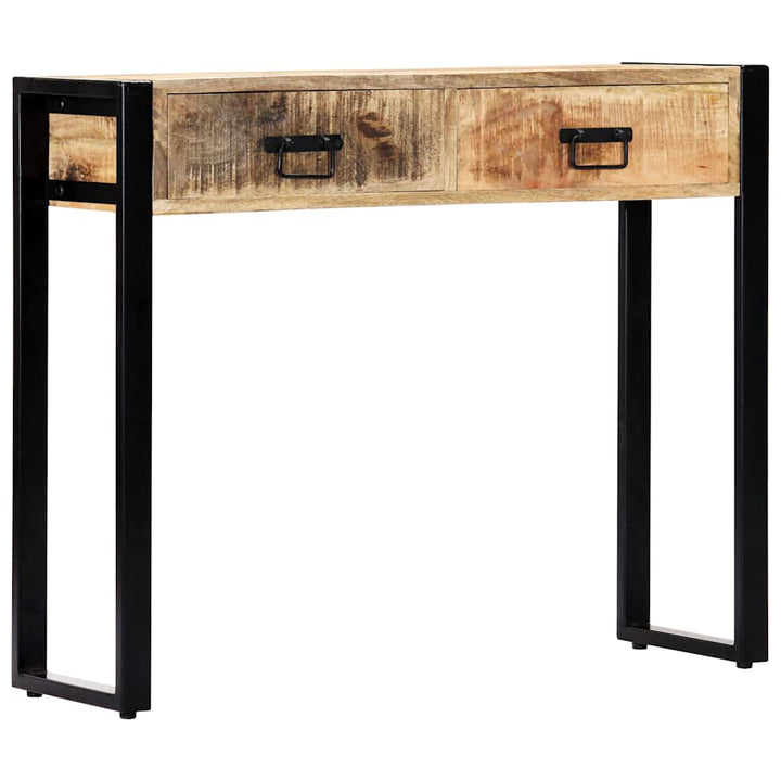 konsolbord 90 x 30 x 75 cm massivt mangotræ