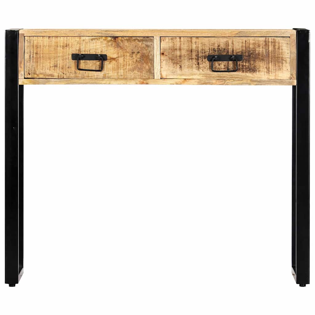 konsolbord 90 x 30 x 75 cm massivt mangotræ
