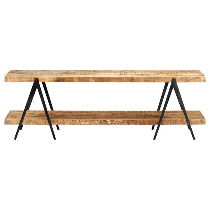 tv-skab i massivt mangotræ 160 x 40 x 50 cm