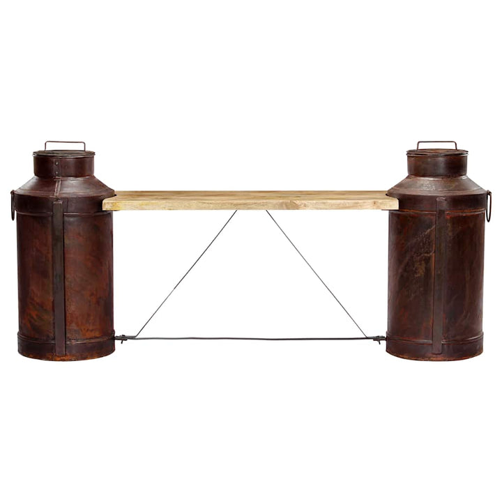 bænk af mælkejunger 150 x 33 x 64 cm massivt mangotræ