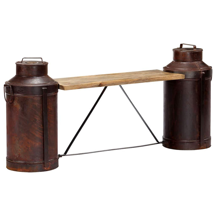 bænk af mælkejunger 150 x 33 x 64 cm massivt mangotræ