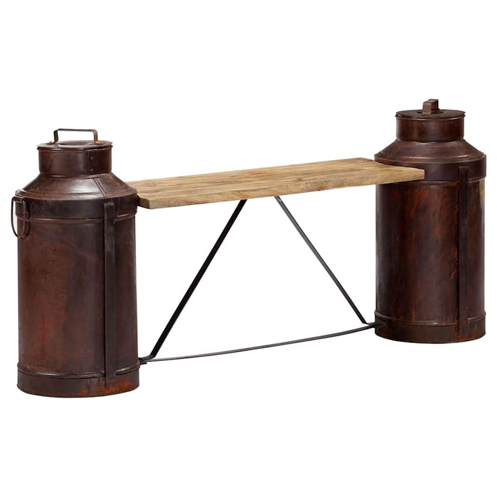 bænk af mælkejunger 150 x 33 x 64 cm massivt mangotræ