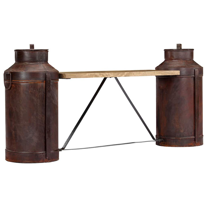 bænk af mælkejunger 150 x 33 x 64 cm massivt mangotræ